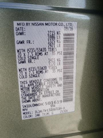 5N1DL0MN0HC501619 Infiniti QX60