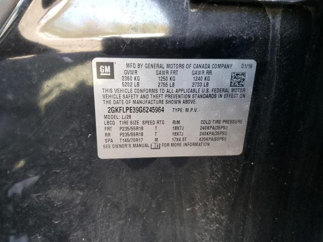 2GKFLPE39G6245964 GMC Terrain Slt