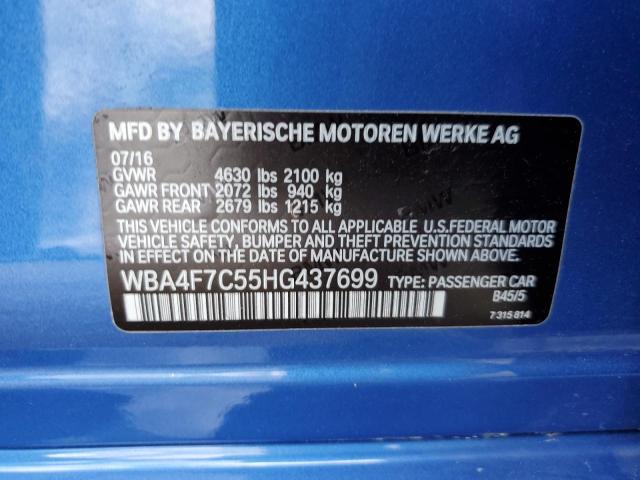 WBA4F7C55HG437699 BMW 430i Gran Coupe
