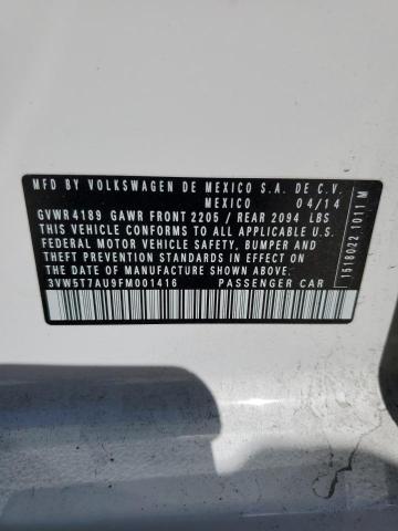 3VW5T7AU9FM001416 Volkswagen GTI