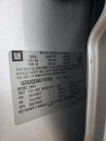 1GTG5CE36G1101682 GMC CANYON SLE