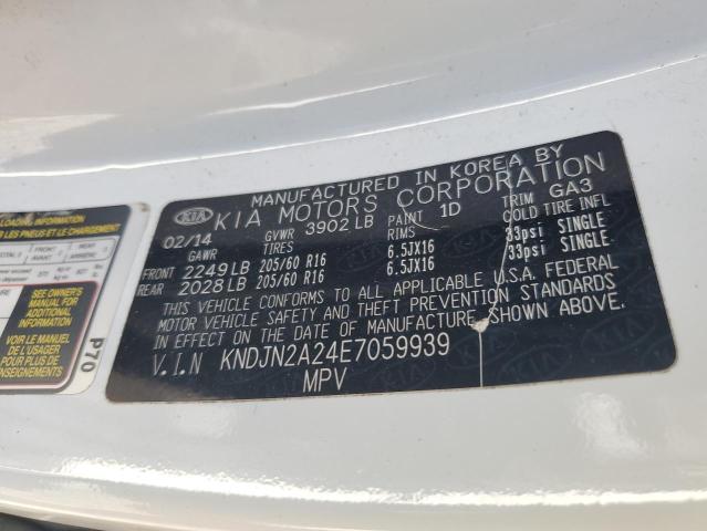 KNDJN2A24E7059939 KIA Soul