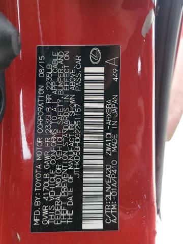 JTHKD5BH0G2251157 Lexus CT 200
