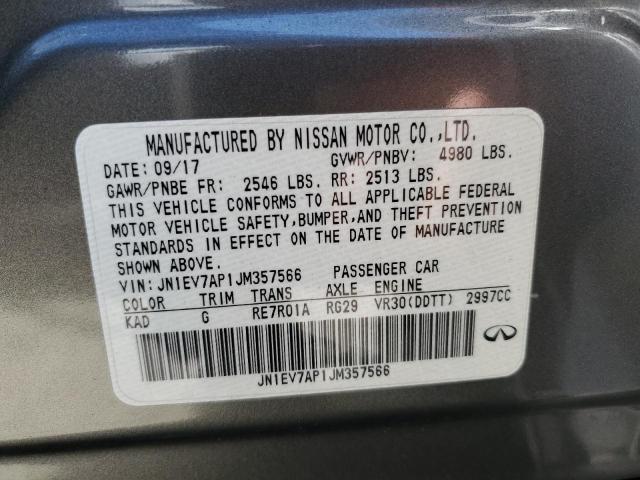 JN1EV7AP1JM357566 Infiniti Q50 LUXE