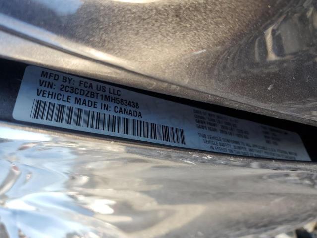 2C3CDZBT1MH583438 Dodge Challenger R/t