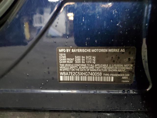WBA7E2C5XHG740058 BMW 740 I