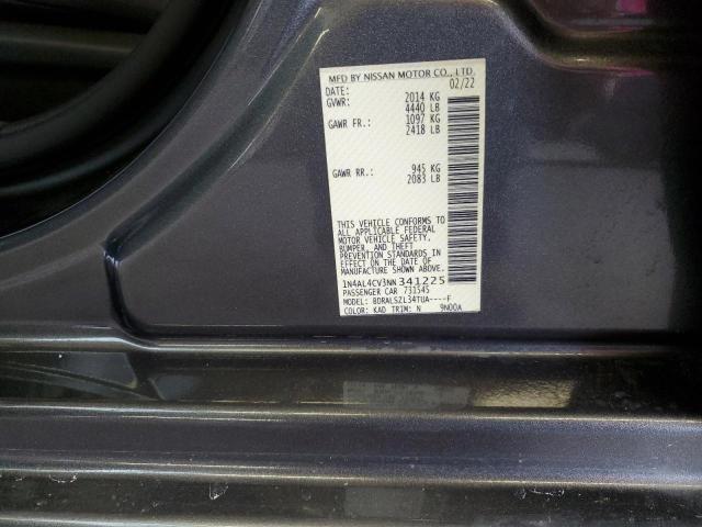 1N4AL4CV3NN341225 Nissan ALTIMA SR