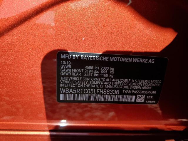 WBA5R1C05LFH88336 BMW 330I