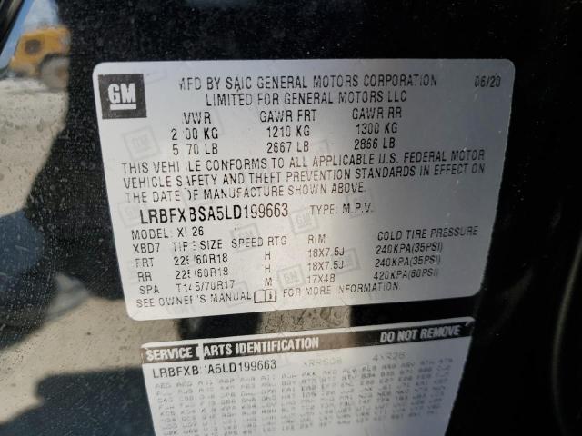 LRBFXBSA5LD199663 Buick Envision Preferred