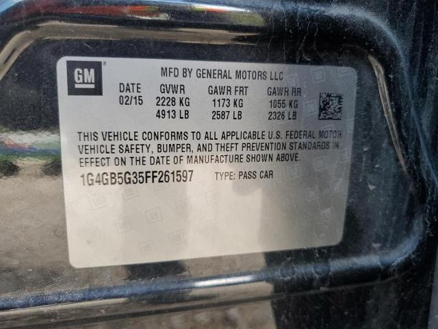 1G4GB5G35FF261597 Buick Lacrosse