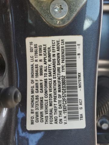 19XFC2F57GE038052 Honda Civic Lx