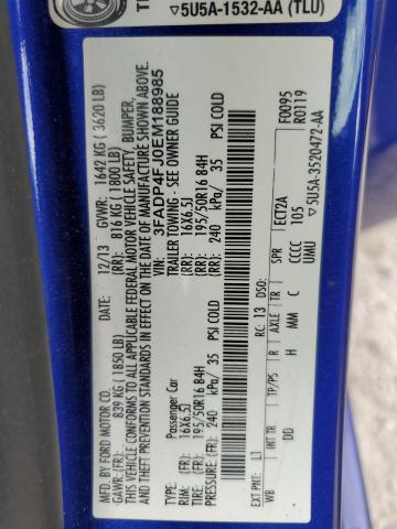 3FADP4FJ0EM188985 Ford Fiesta Titanium
