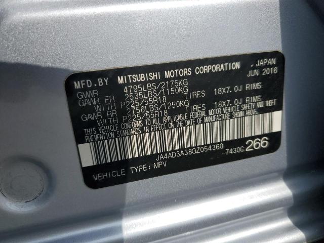 JA4AD3A38GZ054360 Mitsubishi Outlander Se