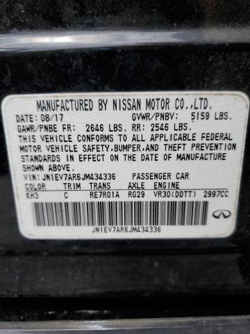JN1EV7AR6JM434336 Infiniti Q50 LUXE