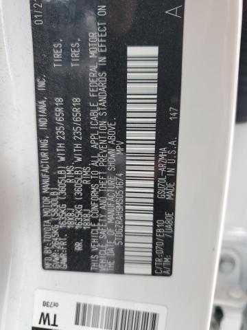 5TDGZRAH9MS051674 Toyota Highlander Xle
