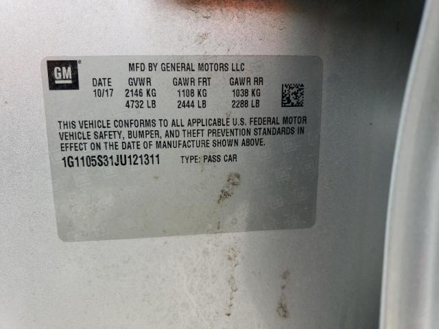 1G1105S31JU121311 Chevrolet IMPALA LT