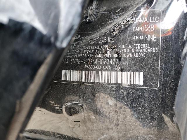 5NPEH4J22MH067472 Hyundai Sonata Limited