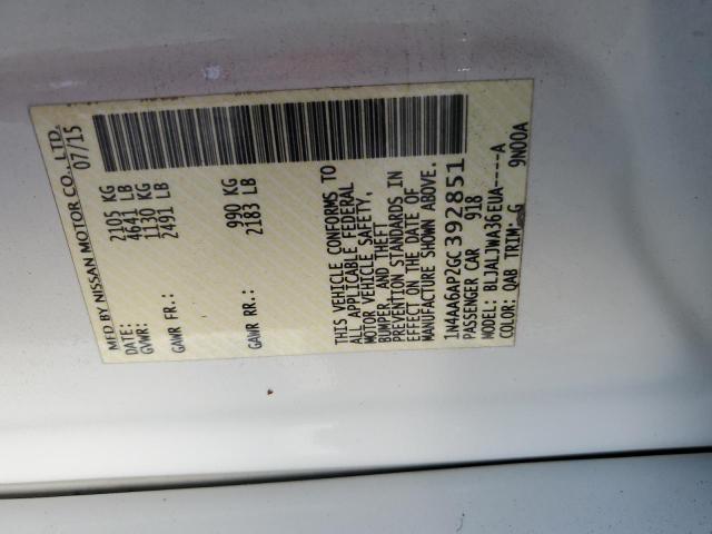 1N4AA6AP2GC392851 Nissan Maxima 3.5s