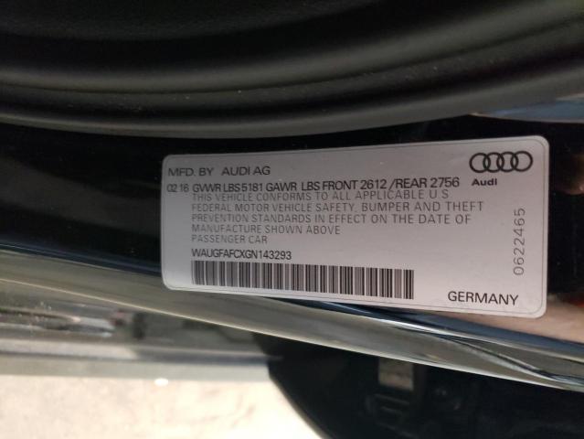 WAUGFAFCXGN143293 Audi A6 Premium Plus