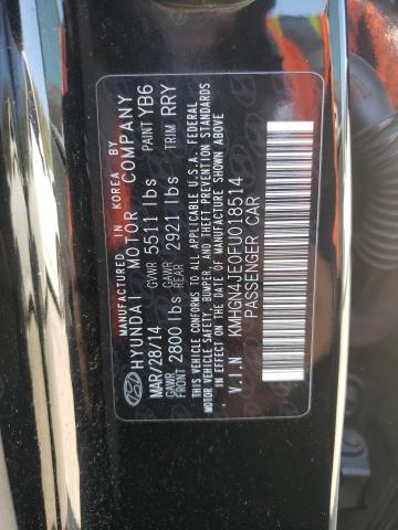 KMHGN4JE0FU018514 Hyundai Genesis 3.8l