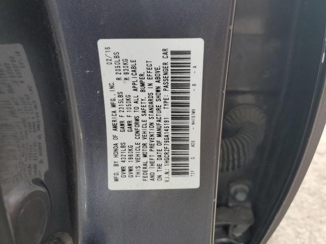 1HGCR2F79GA145191 Honda ACCORD EX