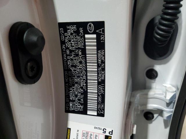 JTHP9JBH2P2069511 Lexus Ux 250h Premium
