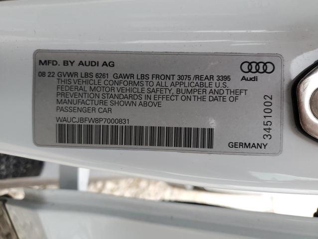 WAUCJBFW8P7000831 Audi E-tron Gt Premium Plus