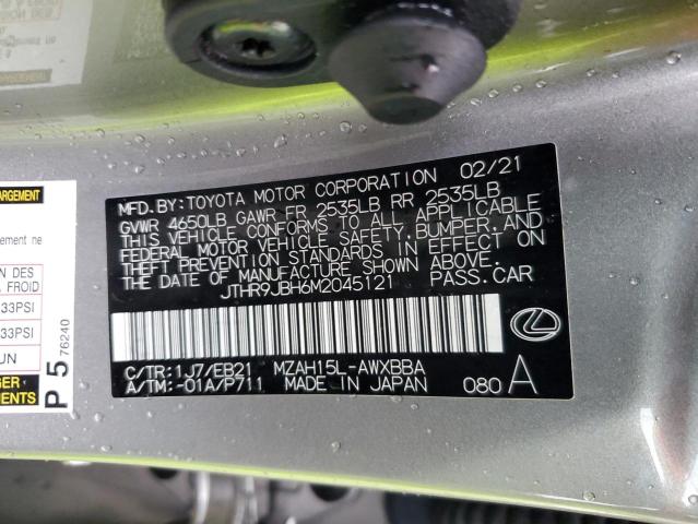 JTHR9JBH6M2045121 Lexus UX 250H