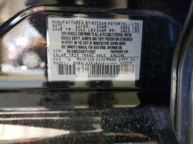 3N1AB8CV4NY314903 Nissan SENTRA SV