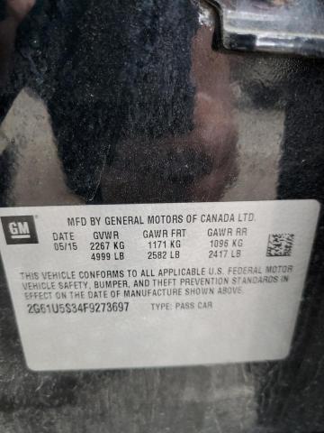 2G61U5S34F9273697 Cadillac XTS