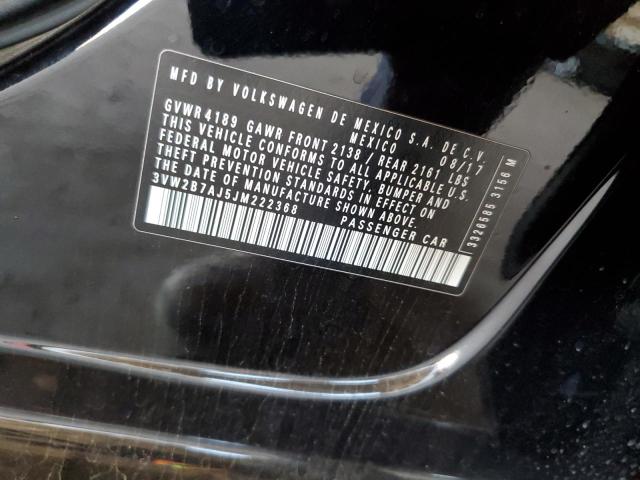 3VW2B7AJ5JM222368 Volkswagen JETTA S