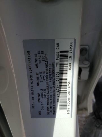 JM1BN1L71H1151606 Mazda 3 TOURING