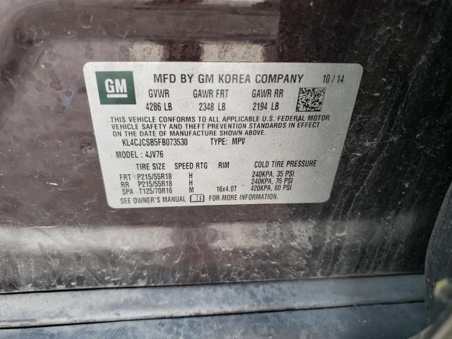 KL4CJCSB5FB073530 Buick Encore