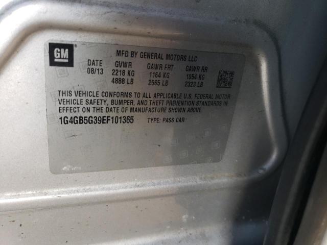 1G4GB5G39EF101365 Buick Lacrosse