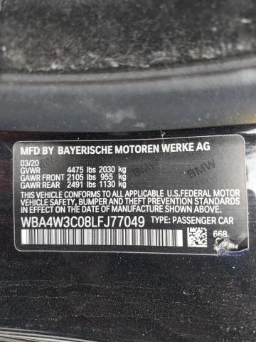 WBA4W3C08LFJ77049 BMW 430I