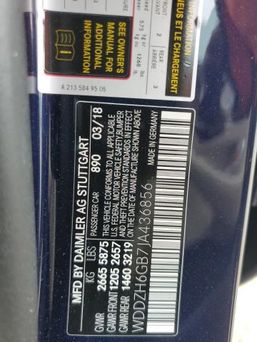 WDDZH6GB7JA436856 Mercedes-Benz E 400 4matic
