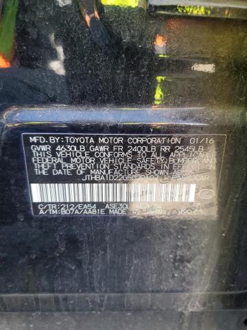 JTHBA1D22G5020107 Lexus IS 200T