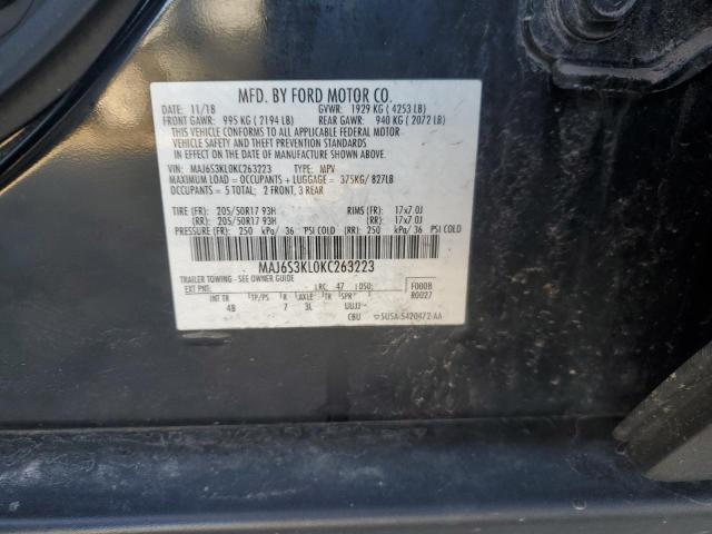 MAJ6S3KL0KC263223 Ford Ecosport Titanium