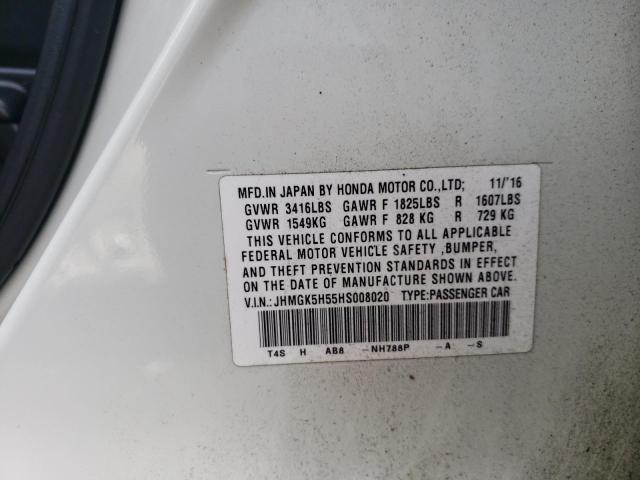 JHMGK5H55HS008020 Honda FIT LX