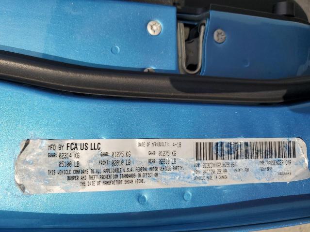 2C3CDXHG2JH291064 Dodge Charger Sxt Plus
