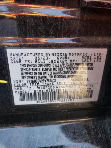 3N1AB8DV2PY281403 Nissan SENTRA SR