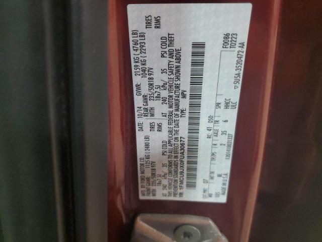 1FMCU9JX0FUA30677 Ford Escape Titanium
