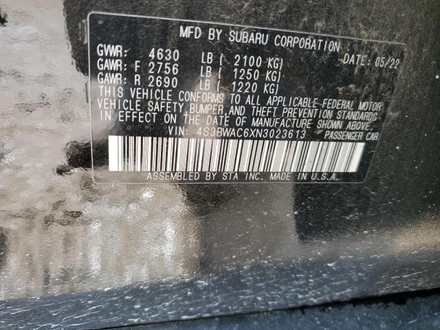 4S3BWAC6XN3023613 Subaru Legacy Premium