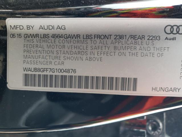 WAUB8GFF7G1004876 Audi A3 PREMIUM