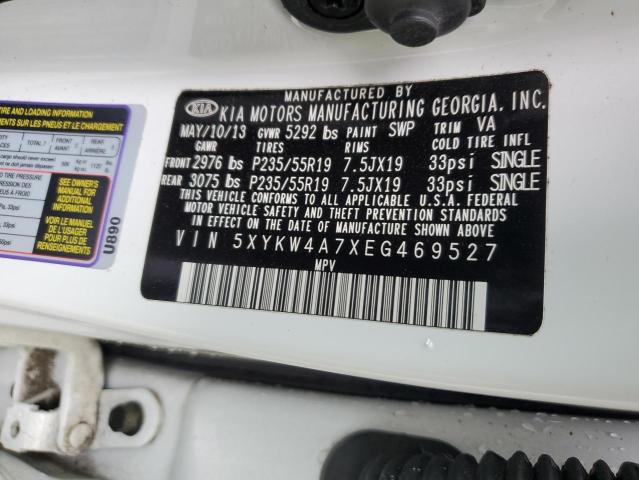 5XYKW4A7XEG469527 KIA SORENTO SX