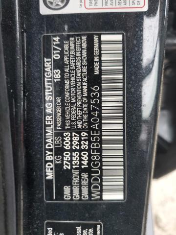 WDDUG8FB5EA047536 Mercedes-Benz S 550 4matic