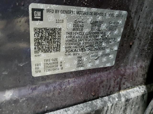 3GKALVEV3KL260092 GMC Terrain Slt