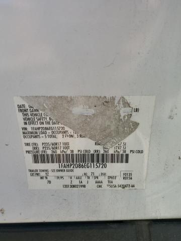 1FAHP2D86EG115720 Ford TAURUS SE