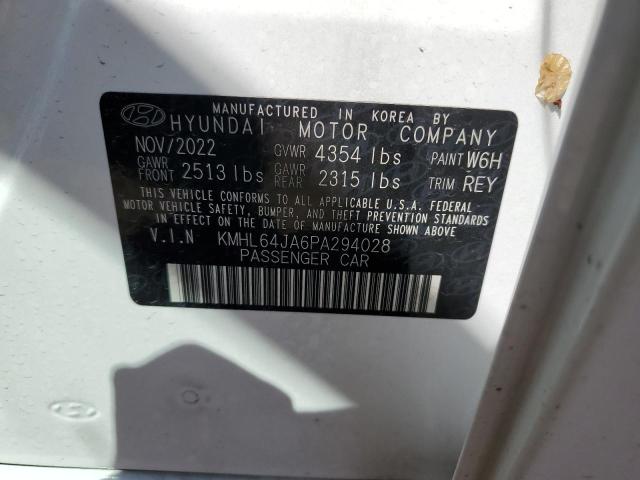 KMHL64JA6PA294028 Hyundai SONATA SEL