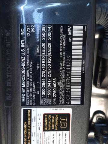 4JGFB4JB7NA644779 Mercedes-Benz GLE 350